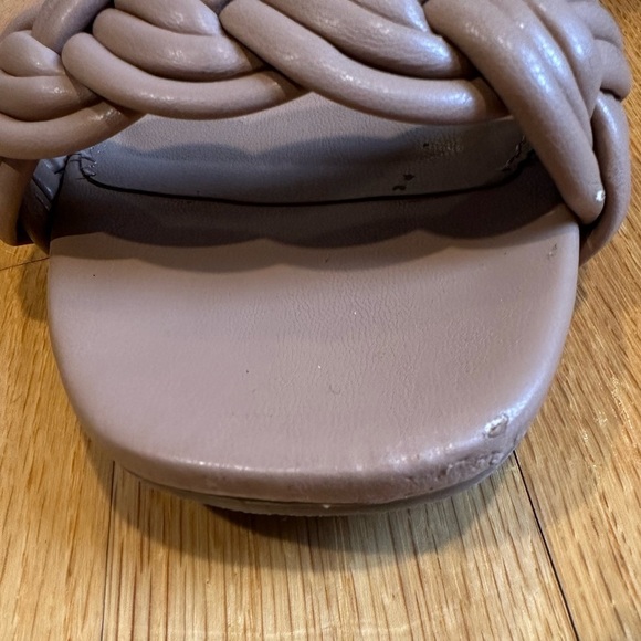 Dolce Vita Sanders Taupe Heeled Braided Sandals - Picture 7 of 8